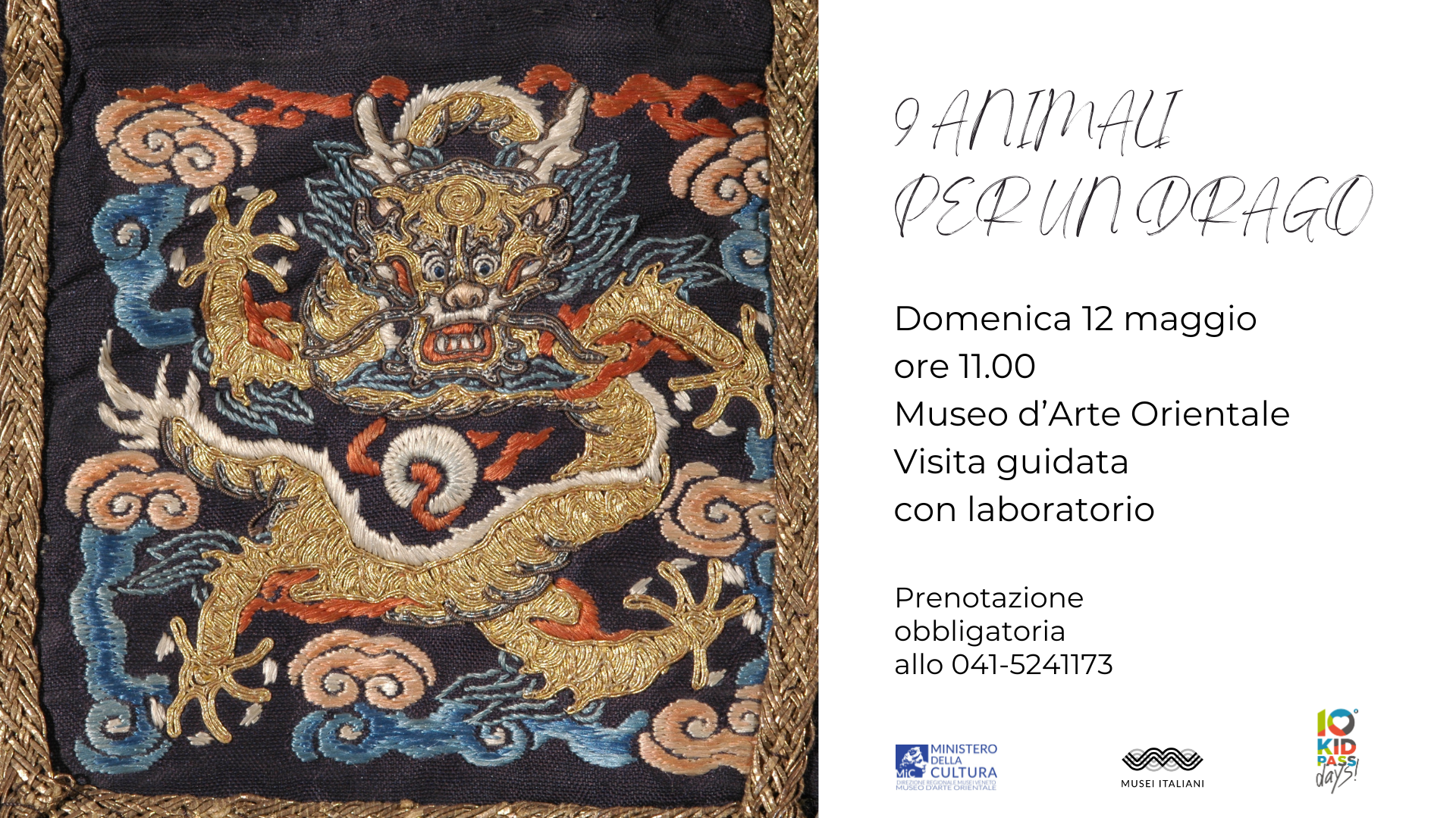 Nove animali per un drago | Museo d'arte orientale di Venezia 12 maggio 2024
